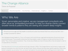 Tablet Screenshot of changealliance.com